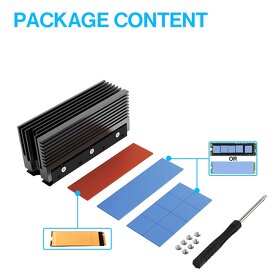 JEYI M.2 HeatSink pasivní chladič na NVMe SSD - 4