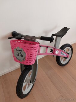 First Bike STREET PINK s košíkem + dárek CRAZY CAT - 4