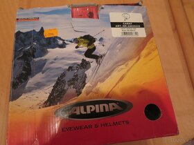 lyžařská helma zn.Alpina vel.54-58,jen 2x použitá, nebouraná - 4