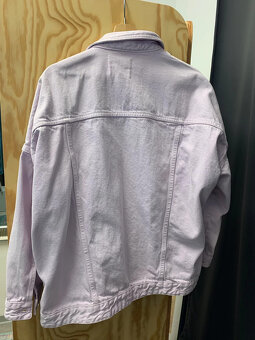 Světle fialová riflová bunda ZARA vel. M/L - 4