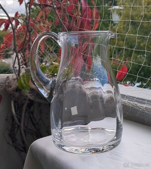Velký skl. džbán KATARÍNSKÁ HUTA Czechoslovakia - 4