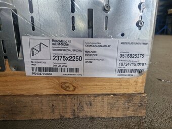 Sekční garážová vrata Hormann 237 x 225 imitace dřeva - 4