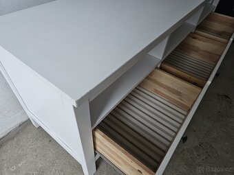 IKEA HEMNES tv stolek - bílé mořidlo - 4