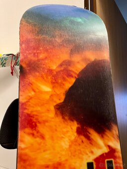 Snowboard GNU vel.155, boty Burton vel. 42, vázání - 4