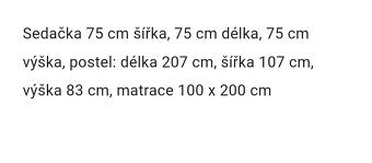 Postel s úložným prostorem - 4