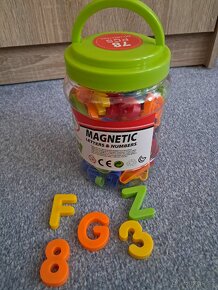 Magnetické písmena a čísla- NOVÉ - 4