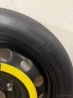 Dojezdové kolo 125/70 r16 s vybavením - 4