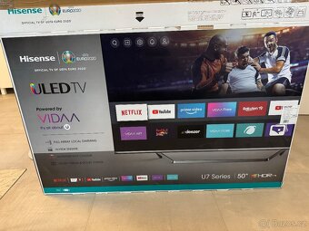 Hisense 50U7QF – 50” ULED 4K Smart TV – velmi dobrý stav + p - 4