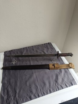 Anglický bajonet, bodák Enfield 1907 .... Závěsník - 4