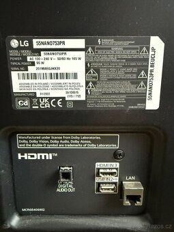 55" LG NanoCell TV, 55NANO753PR - 4