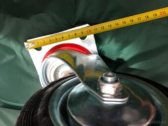 Prodám 2 x otočné kolo průměr cca 15,5 cm, zatížení 145 kg - 4