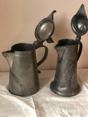 neponičené staré korbely cínové - 4