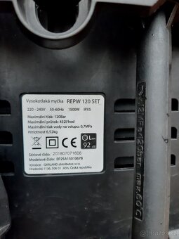 Tlaková myčka Riwall REPW120SET - 4