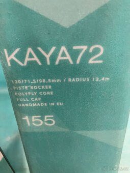 dámské lyže Roxy Kaya 72 v délce 155cm, R 12,4m - 4