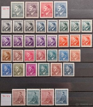 Známky - PROTEKTORÁT ČECHY A MORAVA - 4