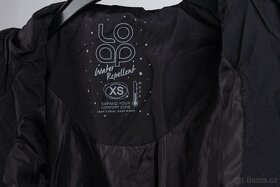 Dámský kabát Loap Tomika, NOVÝ, velikost XS, barva černá - 4