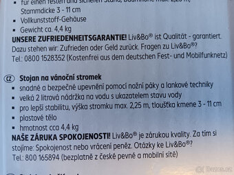 Stojánek na stromeček - průměr 3-11cm - 4