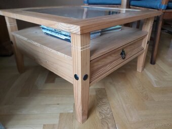 Konferenční stolek - rustikální - 4