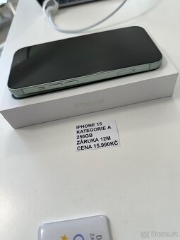 iphone 15 256GB green - SLEVA - 4
