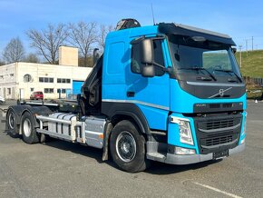 VOLVO FM 410 / 6x2/ 2016/ Hákový nosič + HIAB 166 +DO - 4