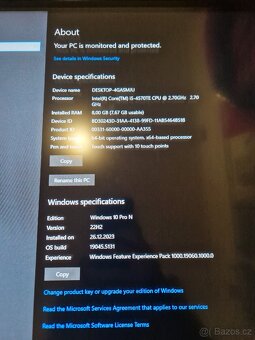 Dotykový kiosek All in One, Intel Core i5, 8GB RAM, SSD - 4