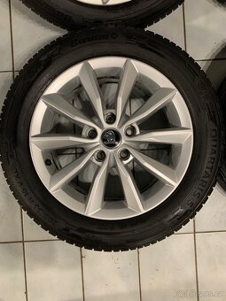 Alu kola Škoda R16 5X112 ZÁNOVNÍ CELOROČNÍ PNEU 205/55 R16 - 4