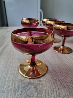 6X SKLENICE RUČNĚ MALOVANÉ SKLÁRNA RAPOTÍN - 4