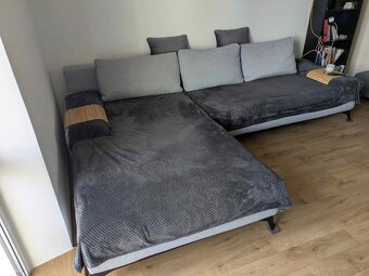 Roztahovací gauč s uložným prostorem - 4