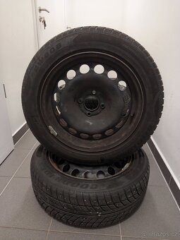 Pneumatiky + plechove disky - 4
