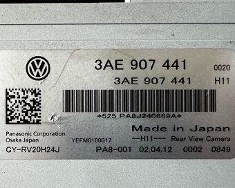 Řídící jednotka kamery 3AE907441 VW Passat B7 r.v. 2013 - 4