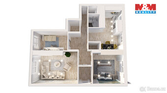 Prodej bytu 3+1, 82 m², Stráž, ul. Stráž - 4