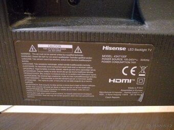 LCD TV Hisense 4k 43 - 4