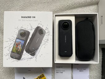 Kamera Insta360 X4, jako nová - 4