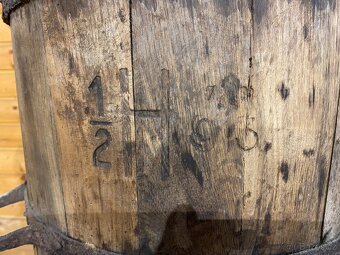 Odměrka na obilí 1/2 H cejchovaná - 4