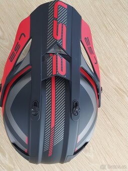 Enduro helma LS2 MX436 Pioneer EVO adventurer Matt Black Red - 4