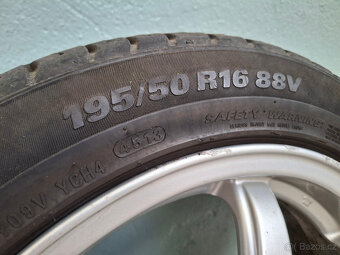 ALU KOLA 4X 100 S PNEU 195/50R16 - 4
