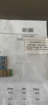 Čípy do tonerů Tiskárny Konica Minolta MC 1680 - 4