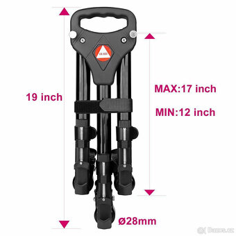 Kolečka Kingjoy VX 600 pod stativ na kameru - 4