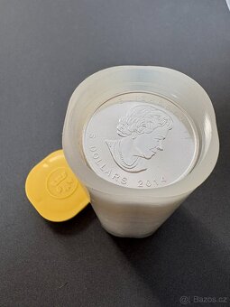 stříbrná mince 1 Oz Maple Leaf - 2014 Kanada - 4