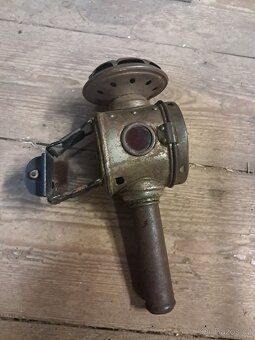 LUXOR značená svíčková lampa na historické kolo - 4