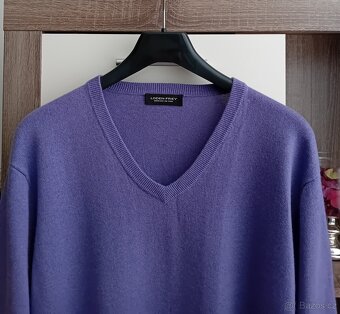 Loden-Frey luxusní svetr vel. L/XL kašmír hedvábí nový - 4