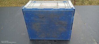 Plastové bedny 59x49x31 skládací průmyslové - 4
