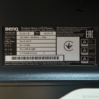 BenQ ZOWIE XL2411P – 144Hz herní monitor pro eSport hráče - 4