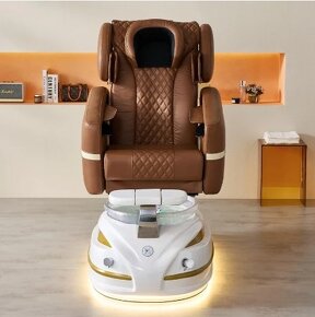 Luxusní masážní pedikúrní křeslo s LED podsvícením - Pedicur - 4
