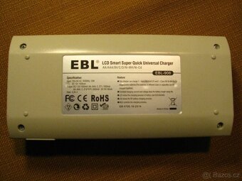 Nabiječka baterii Univerzální AA + AAA + 9V Ni-MH a Ni-Cd - 4