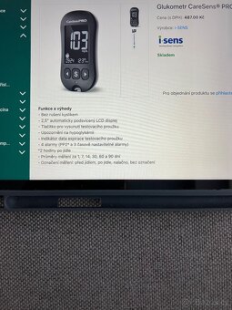 Nový, nepoužitý glukometr CareSens Pro - 4