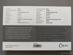 Prodám Stříbrná 1 Oz mince Český lev 2022 selkt. pok. 891 - 4