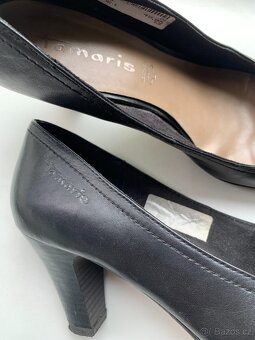 černé kožené lodičky zn. Tamaris - vel. 38 - 4