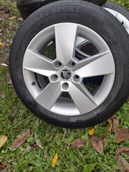 Alu kola 5x112 originál Škoda Octavia III 205/55 R16 - 4