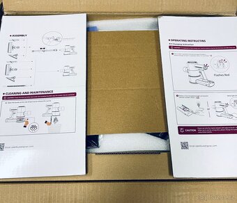 Aku vysavač růžový s černou - 4